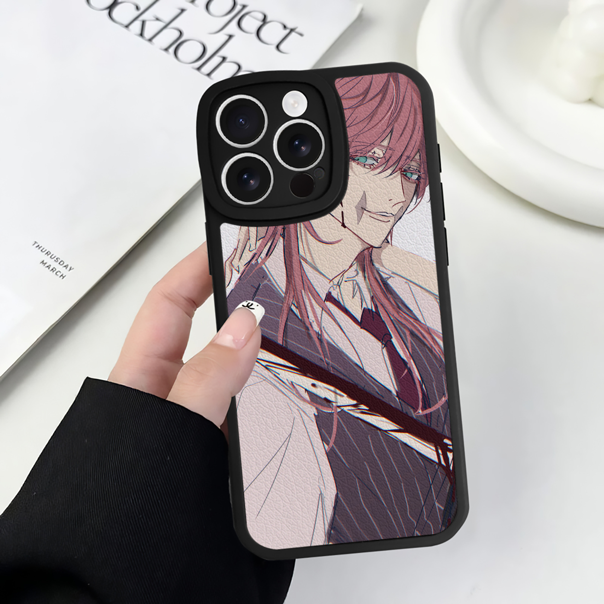 （画像用） 東京リベンジャーズ Tokyo Revengers 【iPhone 16シリーズ対応】シリコンスマホケース（レザー調） 材質：シリコン
